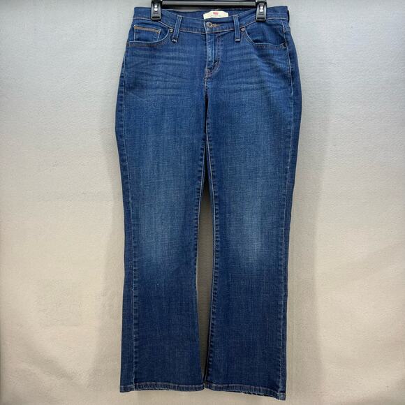 Levi's Denim - Levi's 529 Jeans Women's 12M Blue Dark Wash Curvy Bootcut Normcore Mom Jeans